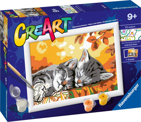 Ravensburger Creart Painting nach Nummer - Herbstkätzchen