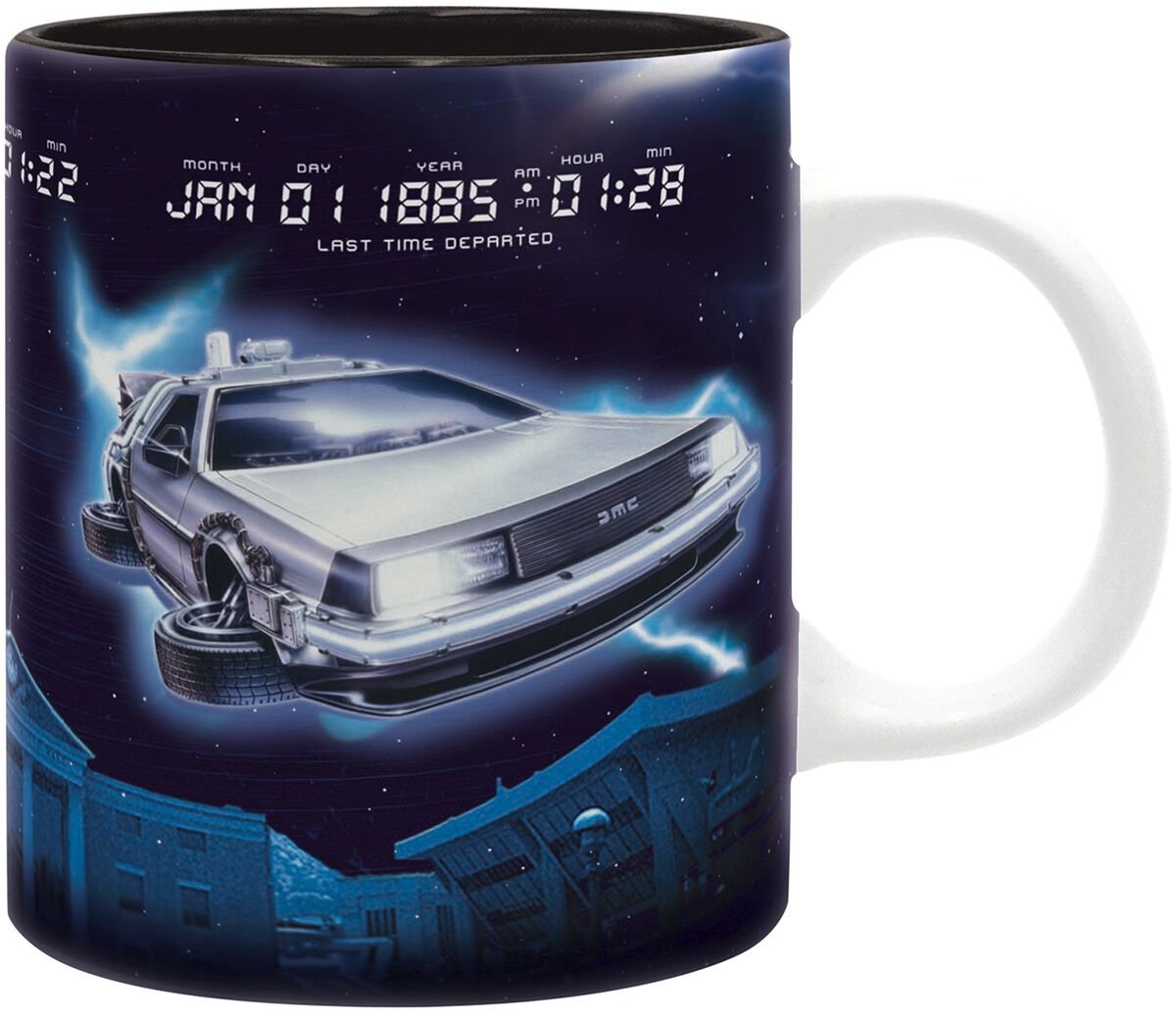 Zurück in die Zukunft zurück in die Zukunft Delorean-Becher – 320 ml – Kunststoff