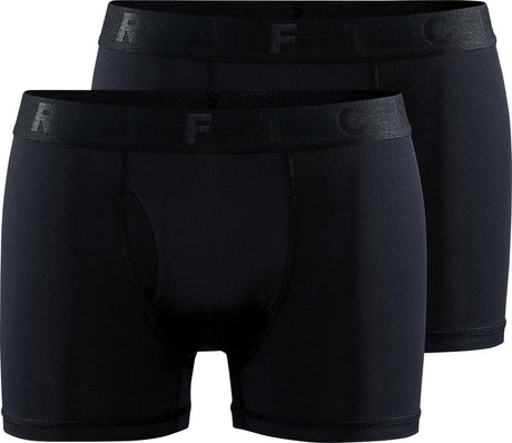 Craft Active Boxer 3-Zoll 2er-Pack M Herren Sportunterhose - Schwarz