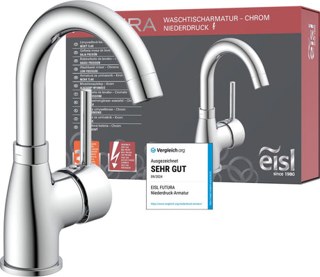 Eisl Futura Waschtischarmatur - Mischbatterie - Niederdruck - Chrom