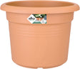 Elho green basics cilinder 55 - bloempot voor buiten - ø 54.3 x h 41.2 cm - mild terra