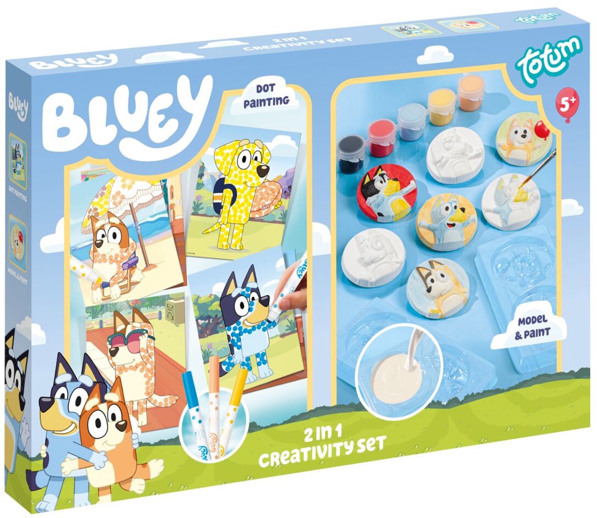 Totum Bluey 2-in-1-Kreativset