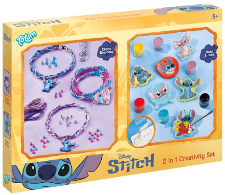 Totum 2in1 Stick-Armbänder herstellen und Gips gießen Bastelset