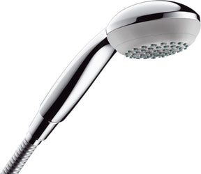 Hansgrohe Crometta 85 Handbrause 85 1jet grün 6 l min - 1 Strahlart - Duschkopfdurchmesser 85 mm - Chrom