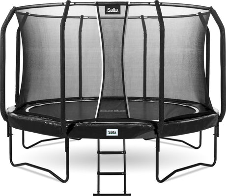 Salta first class - trampoline met veiligheidsnet en ladder - ø 251 cm - zwart