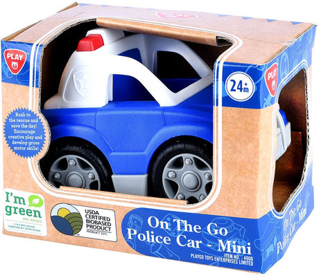 Biobasiertes Polizeiauto von Playgo – 12 cm