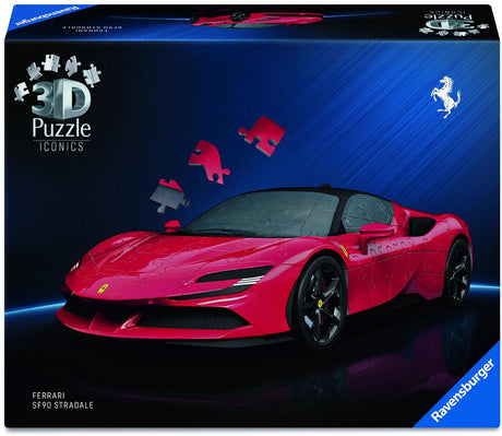 Ravensburger 3D-Puzzle Iconic Ferrari SF90 Stradale - 163 Teile.