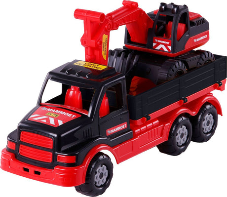 Cavallino Mammoet Torpedo Truck mit Bagger, 44,5 cm