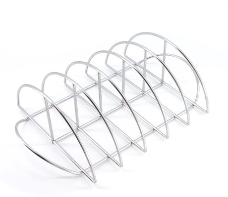 Grill guru spare rib rack deluxe – rvs – 40 cm – sparerib rek voor de bbq
