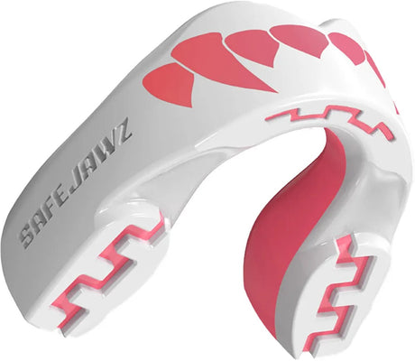 Safejawz Mundschutz Extro-Series Dracula weiß rosa Junior