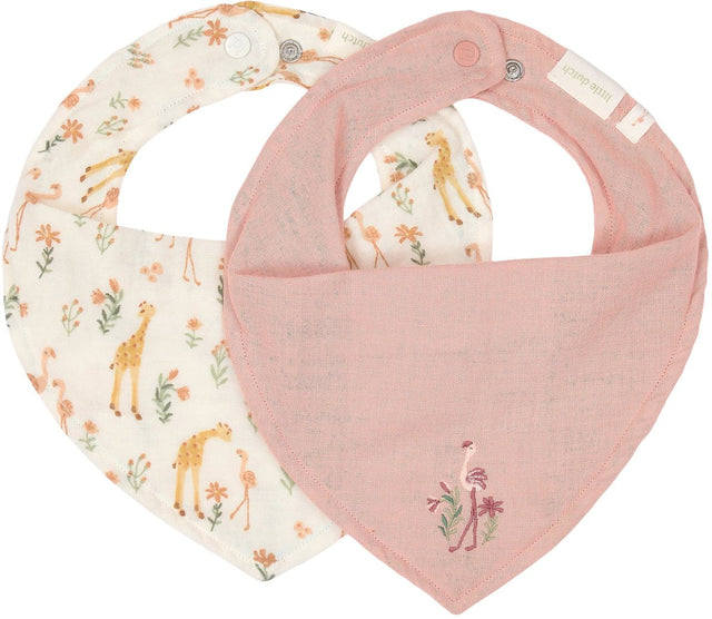 Little dutch blooming safari bandana slab - 2-pack - roze