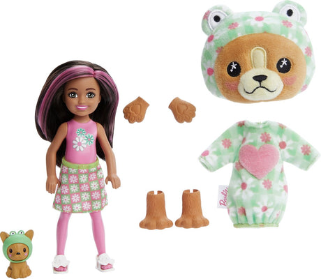 Barbie Cutie Enthüllungspuppe – 13,9 cm – Hundefrosch – Puppe