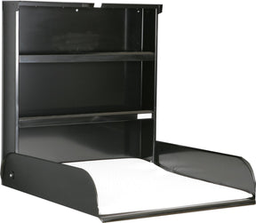 Bybo pippi opklapbare wand commode - zwart