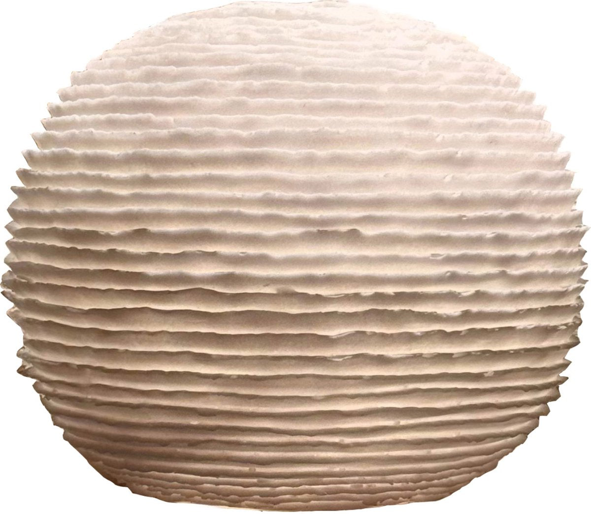 Hd collection tafellamp zandsteen ivoor 32x32x26,8cm