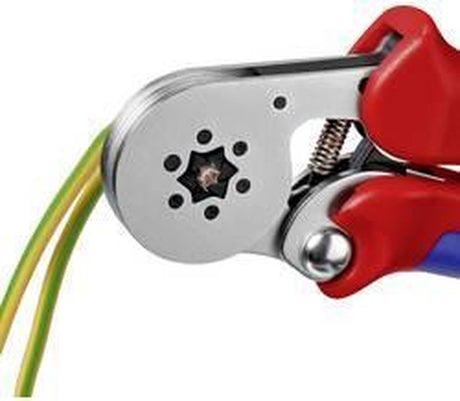 Knipex selbsteinstellende Crimpzange für Aderendhülsen | mit seitlichem Einstieg – 975514