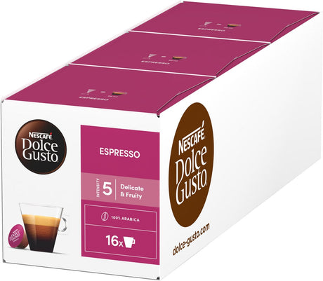 Nescafé Dolce Gusto Kapseln Espresso – 48 Kaffeetassen für 48 Tassen Kaffee