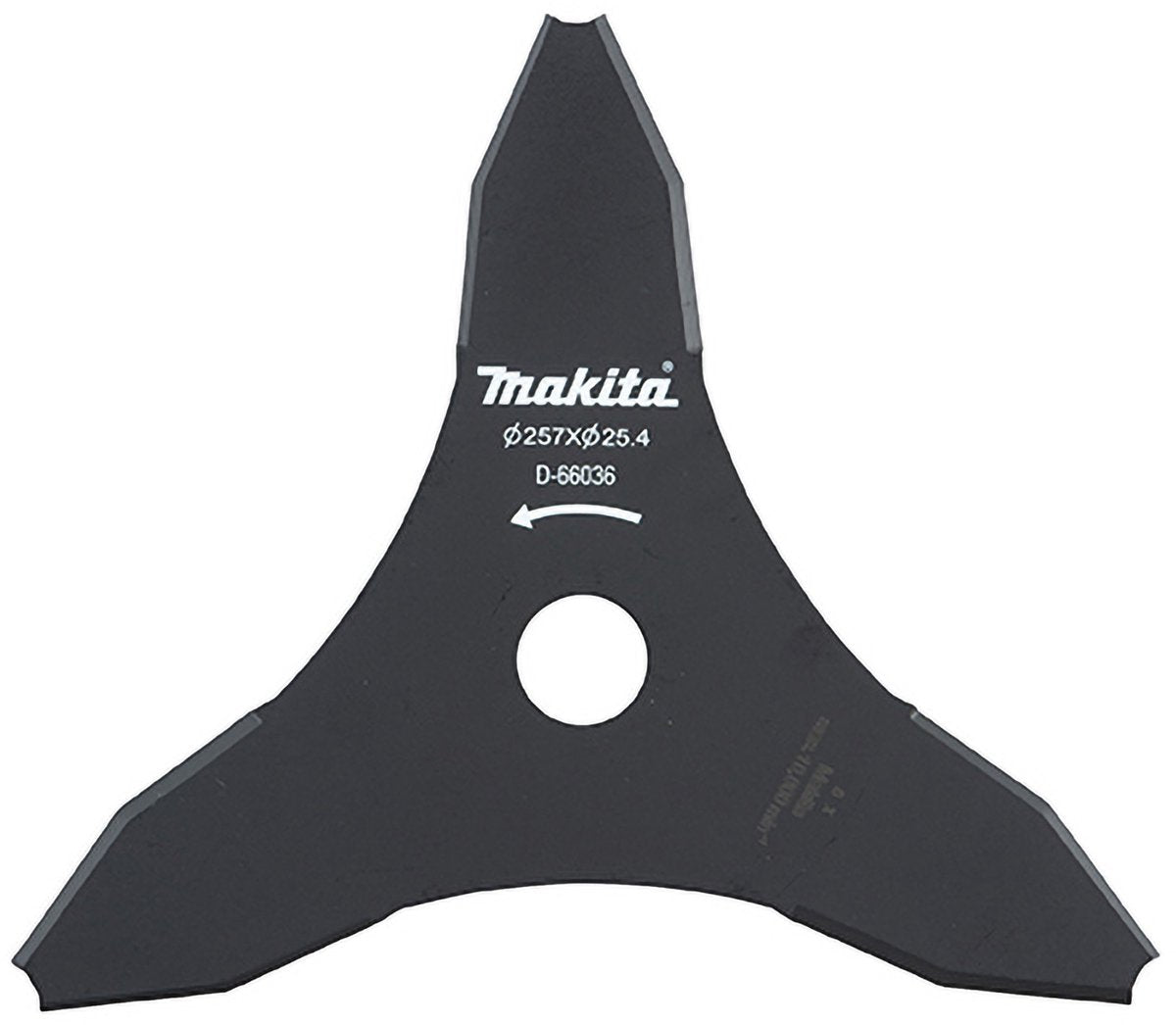 Makita struikmes 257 x 25,4 mm voor accu-bosmaaiers d-66036