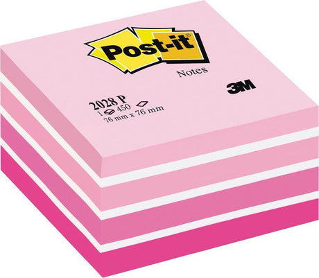 Post-it®-Notizen, Würfel, Pastellrosa, 76 x 76 mm, 450 Blattwürfel