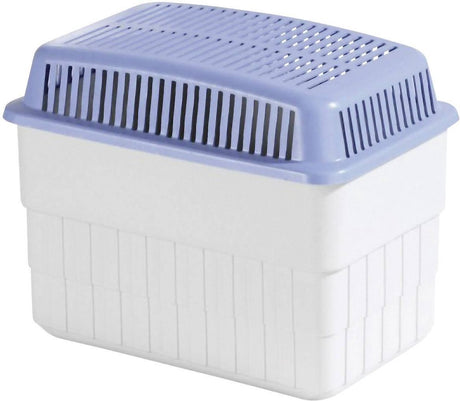 Wenko Luftentfeuchter 1kg aus grauem und blauem Kunststoff – Feuchtigkeitsabsorber ohne Strom – für Wohnbereiche, Wohnmobile, Wohnwagen – Feuchtigkeitsabsorber – Feuchtigkeitsmagnet – Feuchtigkeitsabsorber