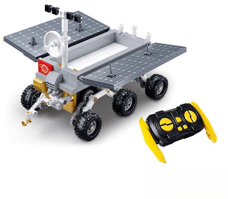 Sluban Powerbricks Rabbit Rover Konstruktionsspielzeug und RC-Fahrzeug ab 8 Jahren – Konstruktionsspielzeug Modellbau – Baukasten mit 372 Bausteinen – M38-B1157
