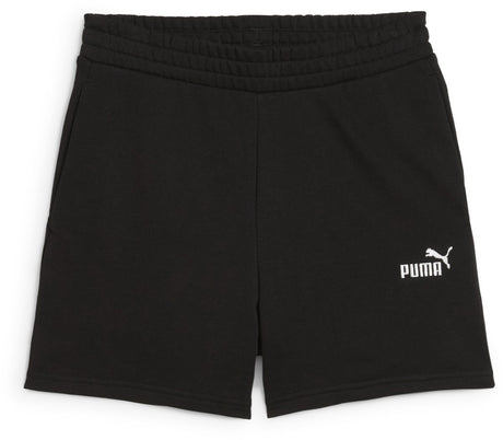 Puma ess small no. 1 logo 5'' high-waist shorts tr dames broek - black