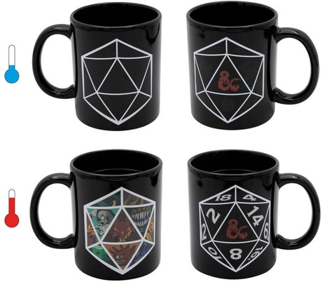 Joy toy (it) dungeons dragons heat change mok beker magic cups mok bekers