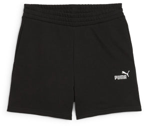 Puma ess small no. 1 logo 5'' high-waist shorts tr dames broek - black