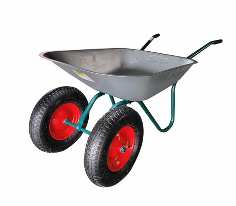 Awtools aw66021 - tuinkruiwagen - 100l - twee wielen - metalen velgen