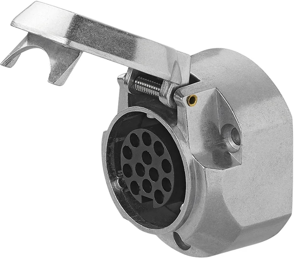 Proplus stekkerdoos 13-polig - metaal - type jaeger - zilver