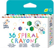Haku Yoka Spiralstifte – 36 Stück – enthält 10 % Bienenwachs – 3 Jahre