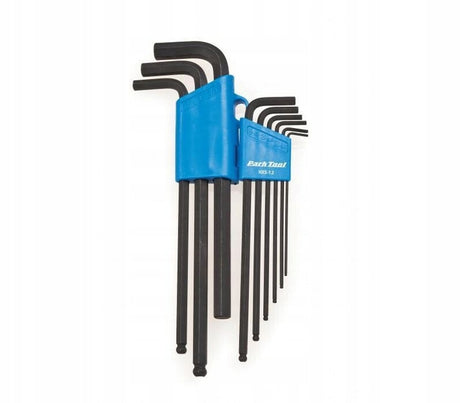 Park Tool 9-teiliger Innensechskantschlüsselsatz L-förmig – ohne Markenzeichen