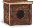 Beeztees forest blokhut classic - knaagdier - hout - 15x15x14 cm