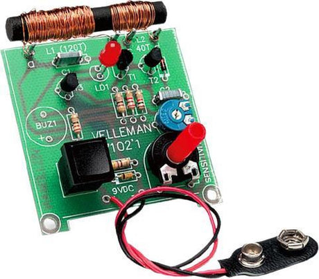 Whadda exciting electronics whadda soldeerkit, diy, handige metaaldetector, leidingen, kabels, en meer detecteren met led-indicatie