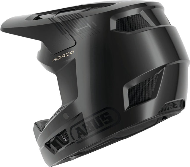 Abus Fahrradhelm Hidrop Shiny Black XL - 61-62 cm - Schwarz - Geeignet für den Einsatz auf Mountainbikes - 1040 g