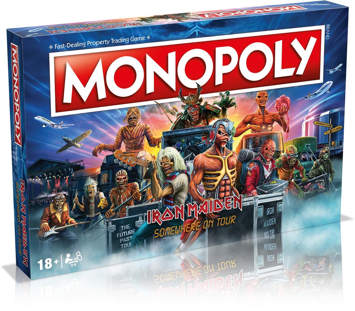 Winning Moves Monopoly – Brettspiel – Iron Maiden – Englisch