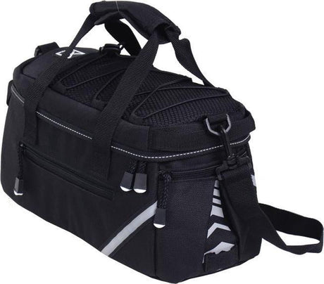 Willex Gepäckträgertasche 1200 – einzelne Fahrradtasche – 8 Liter – Schwarz