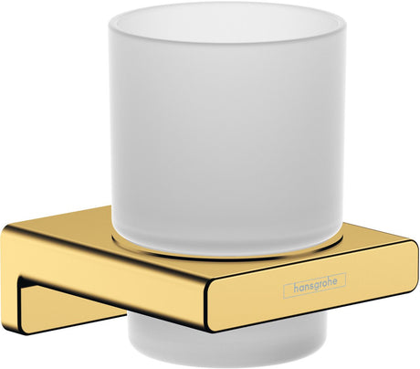 Hansgrohe addstoris Glashalter mit Glas, Gold poliert
