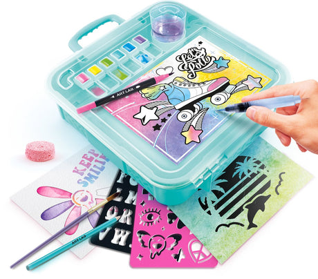Merkloos sans marque set voor aquarelschilderijen canal toys water color case multicolour