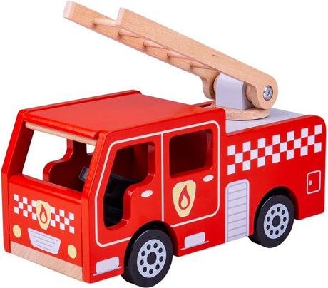 Bigjigs Feuerwehrauto aus Holz