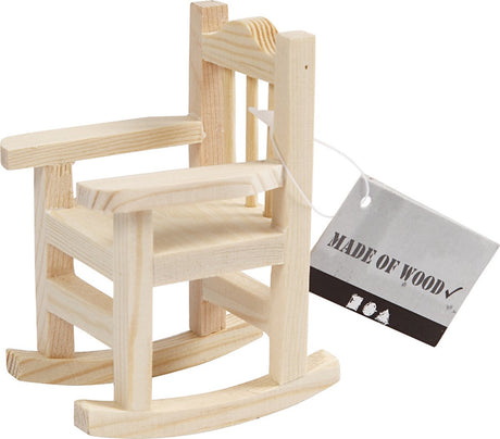 Creativ Company Wooden Mini -Schaukelstuhl