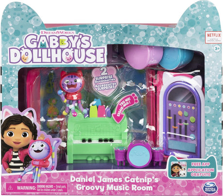 Spinmaster Gabbys Puppenhaus Deluxe-Zimmer DJ-Katzenminze-Musikzimmer