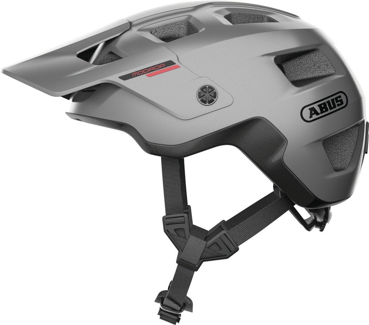 Abus fahrradhelm mtb modrop 68981-ti silver-s