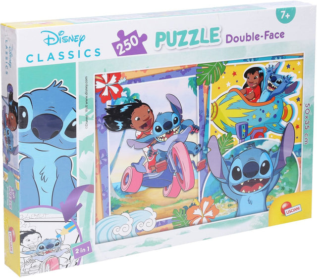 Lisciani - Stitch - Double Face - Puzzle - 250 Teile
