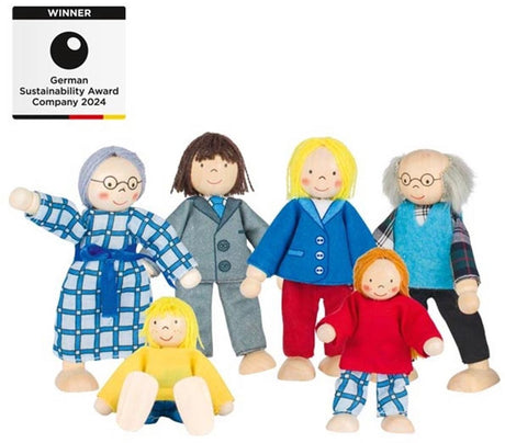 Goki Puppenhaus Stadtfamilie