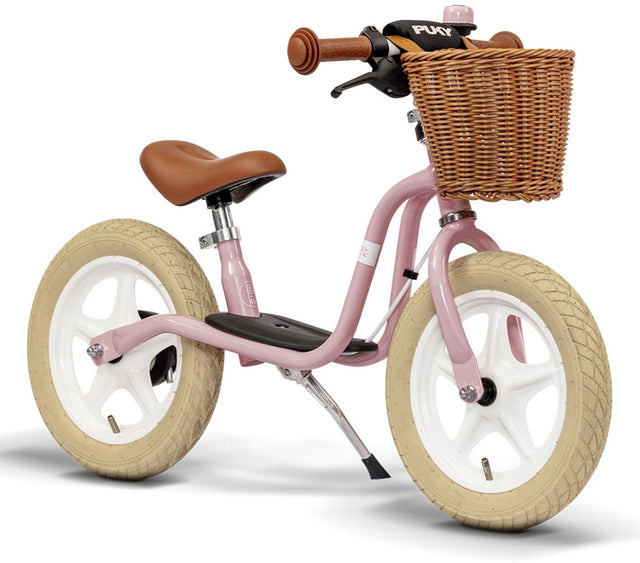 Puky Laufrad - lr 1l - ab 2,5 Jahren - mit Handbremse und Korb - Retro Pink
