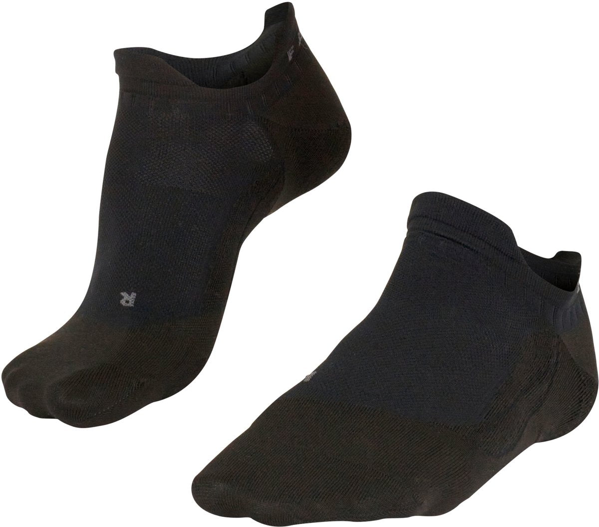 Falke go5 unsichtbare Anti-Blasen-Baumwoll-Funktionsmaterial-Golfsocken Herren schwarz - Größe 39-41