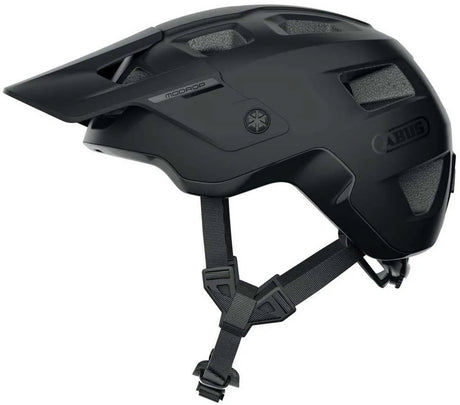 Abus Fahrradhelm Modrop Velvet Black S - 51-55 cm - Schwarz - für den Einsatz am Mountainbike geeignet - 310 g