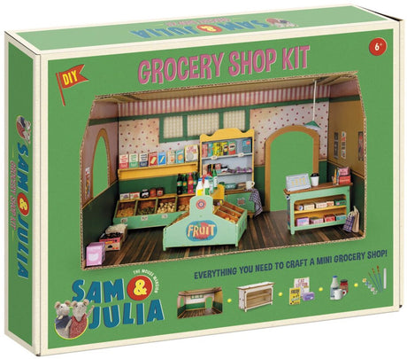 Bambolino sam julia het muizenhuis miniatuur-winkel knutselpakket - speelgoed kinderen - schaal 1:12 - knutselen - voor meisjes en jongens - toys