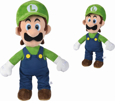 Nicotoy Kuscheltier Super Mario Luigi blau grün 50 cm