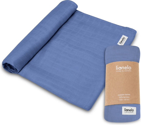 Lionelo bamboo swaddle - inbakerdoek babydeken 120x120 cm - 100% bamboe katoen - antibacterieel, schimmelwerend hypoallergeen - thermoregulerend - wasbaar - zacht ademend - voor gevoelige huid